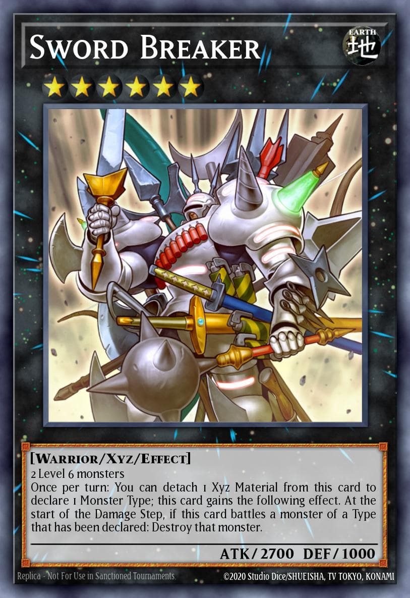 Sword Breaker 2012 Yu-Gi-Oh! Return of the Duelist