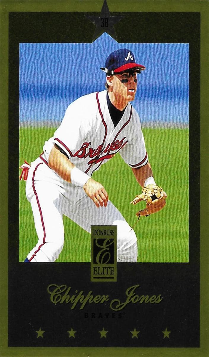 Chipper Jones 1997 panini Donruss Elite