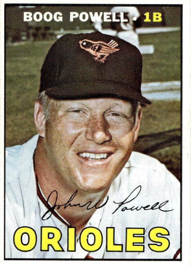 Boog Powell 1967 topps Topps
