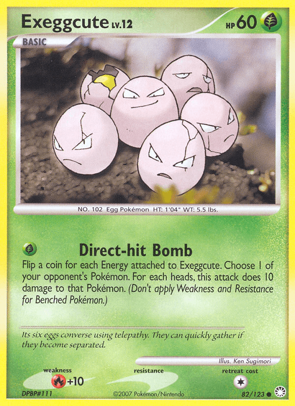 Exeggcute 2007 Pokemon Mysterious Treasures