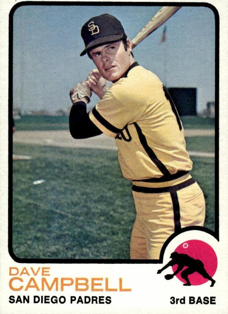 Dave Campbell 1973 topps Topps