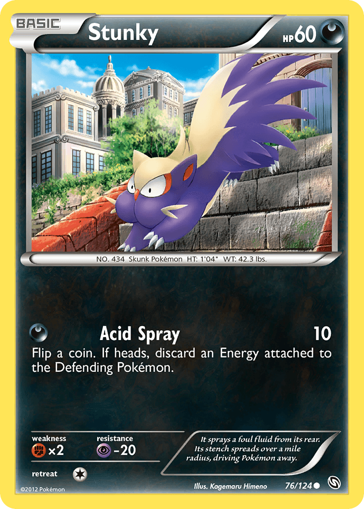 Stunky 2012 Pokemon Dragons Exalted