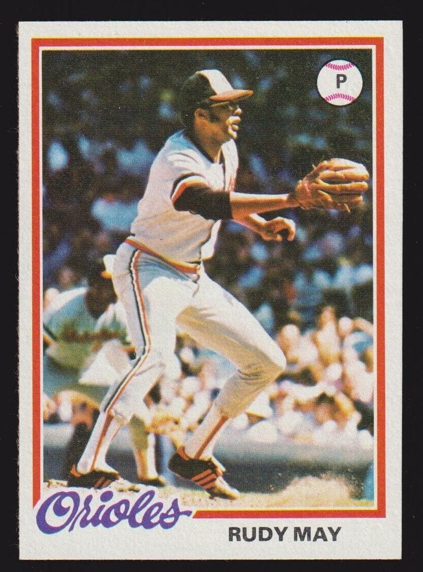 Rudy May 1978 topps