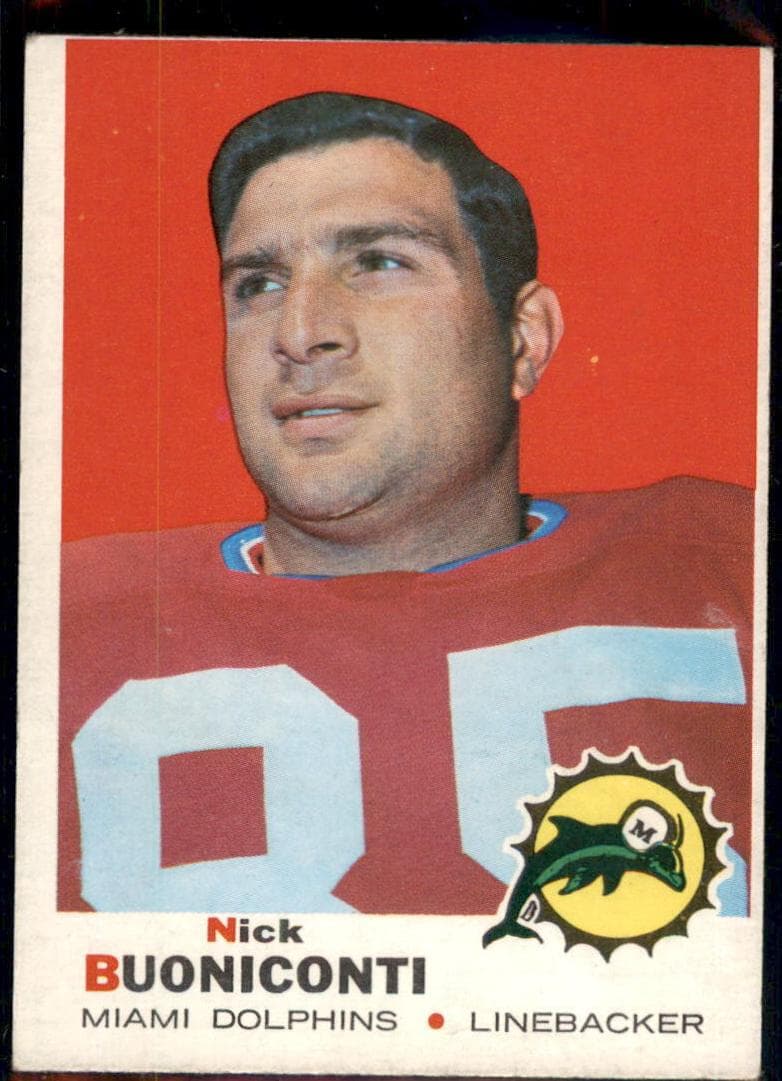 Nick Buoniconti 1969 topps Topps