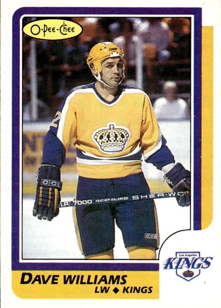 Dave Williams trading card