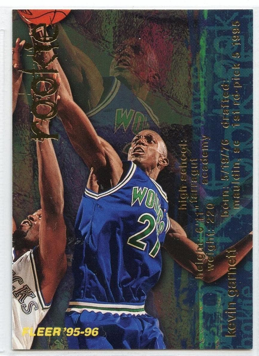 Kevin Garnett 1995 fleer Fleer