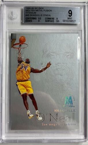 Shaquille O'Neal 1998 skybox Molten Metal