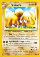 Piloswine trading card