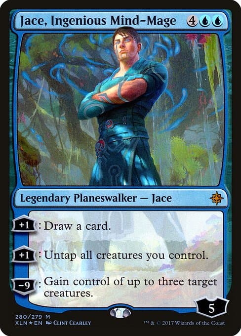 Jace, Ingenious Mind-Mage 2017 Magic: The Gathering Ixalan