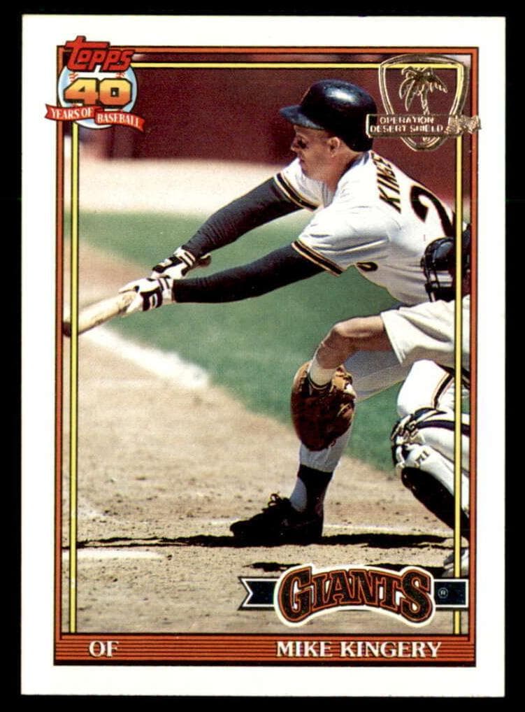 Mike Kingery 1991 topps Topps