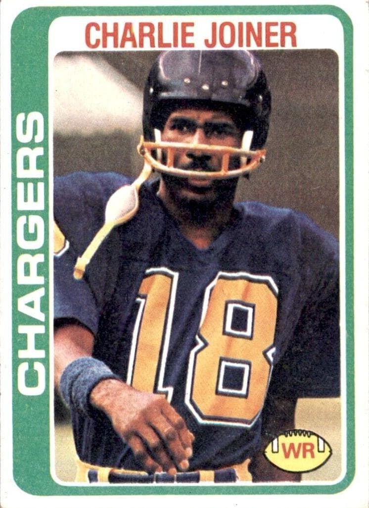 Charlie Joiner 1978 topps Topps