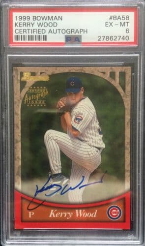 Kerry Wood 1999 bowman Bowman