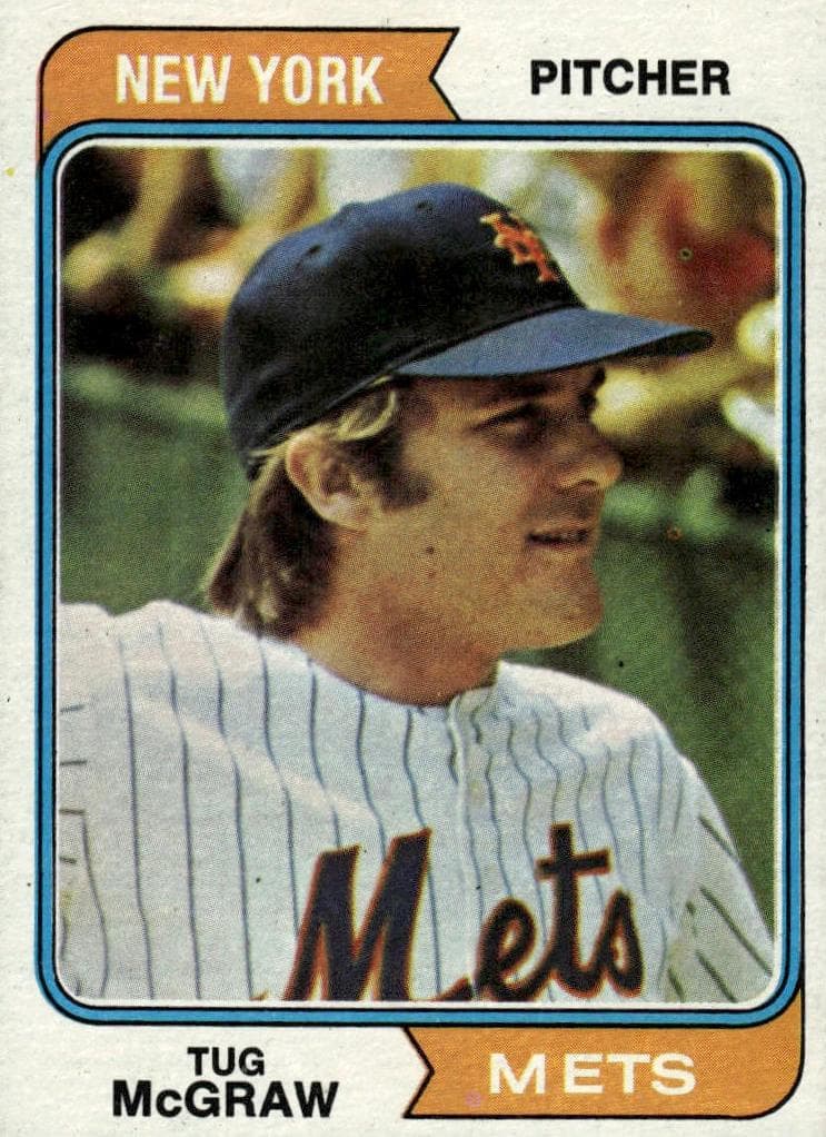 Tug McGraw 1974 topps Topps
