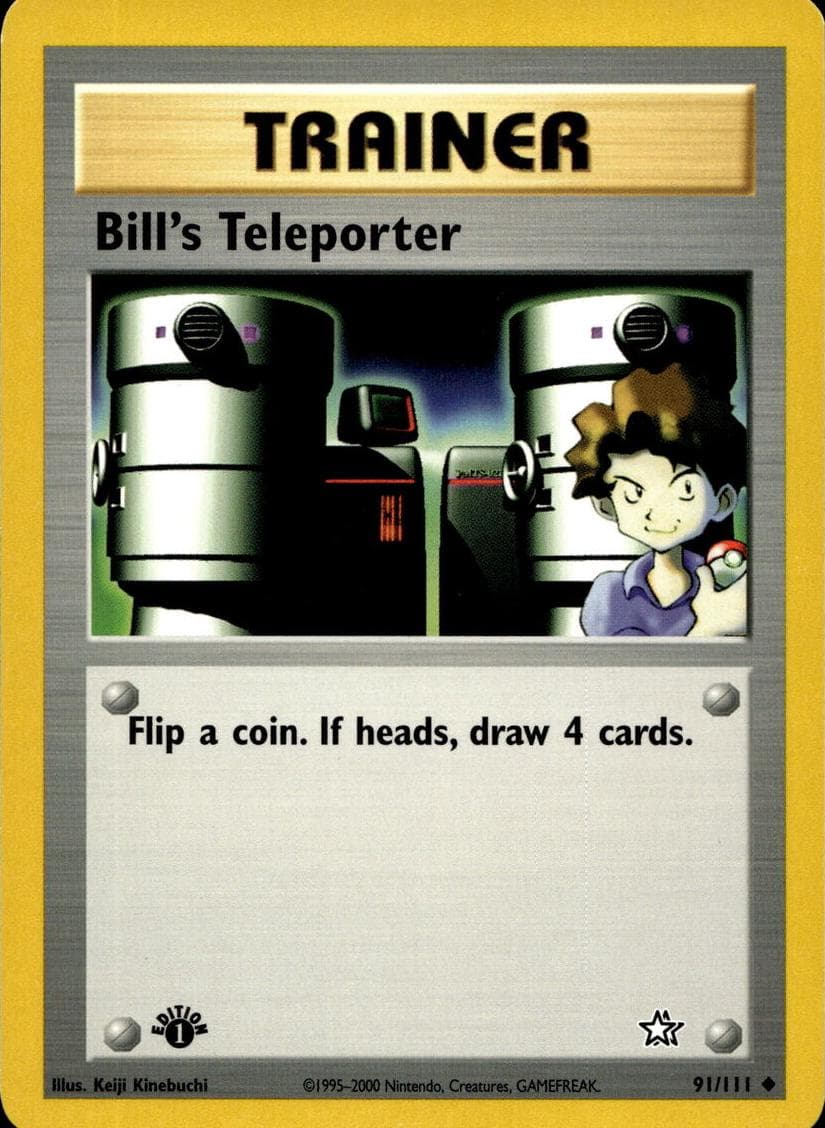 Bill's Teleporter trading card
