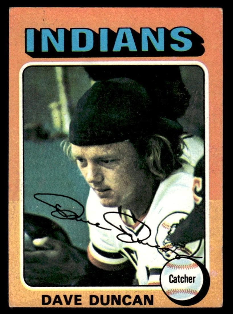 Dave Duncan 1975 topps Topps