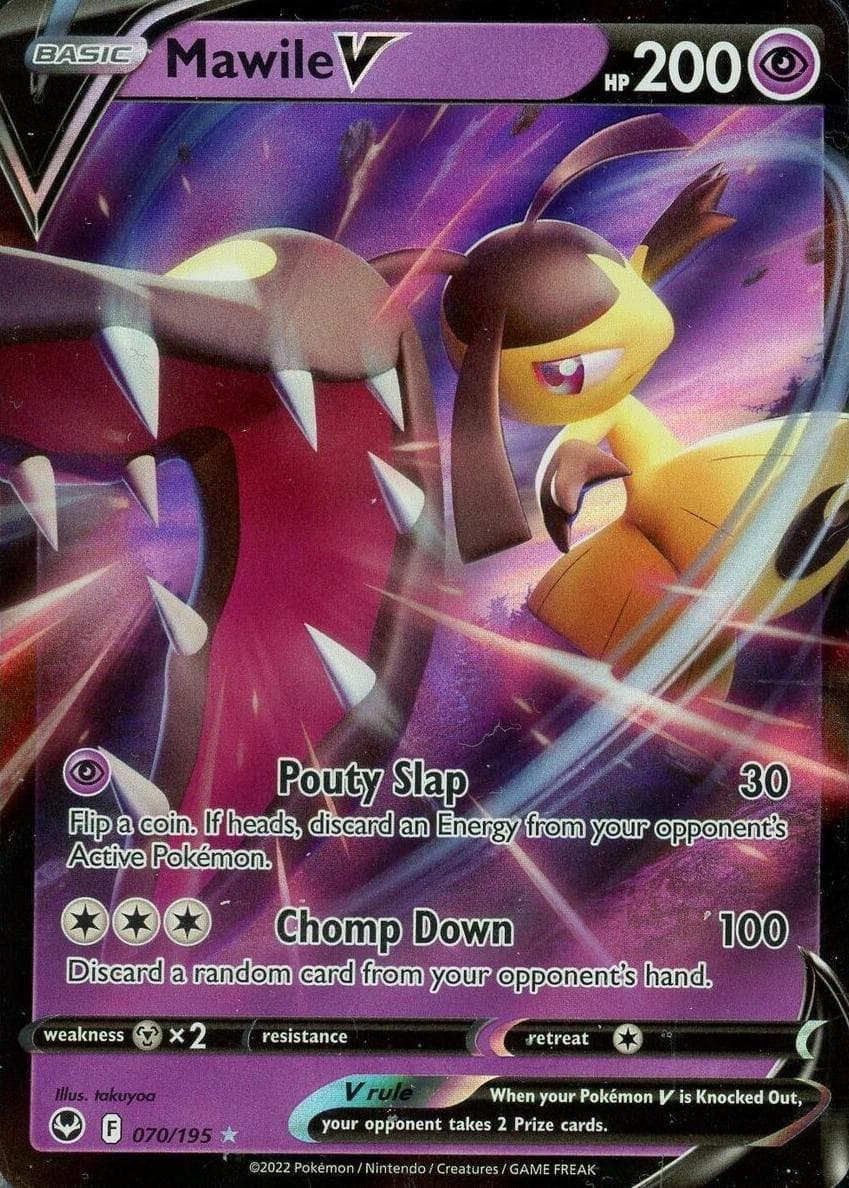 Mawile V trading card