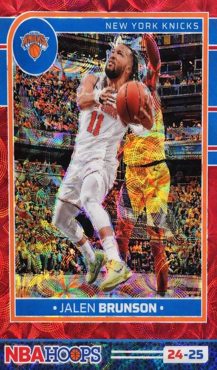 Jalen Brunson 2024 panini Hoops Winter