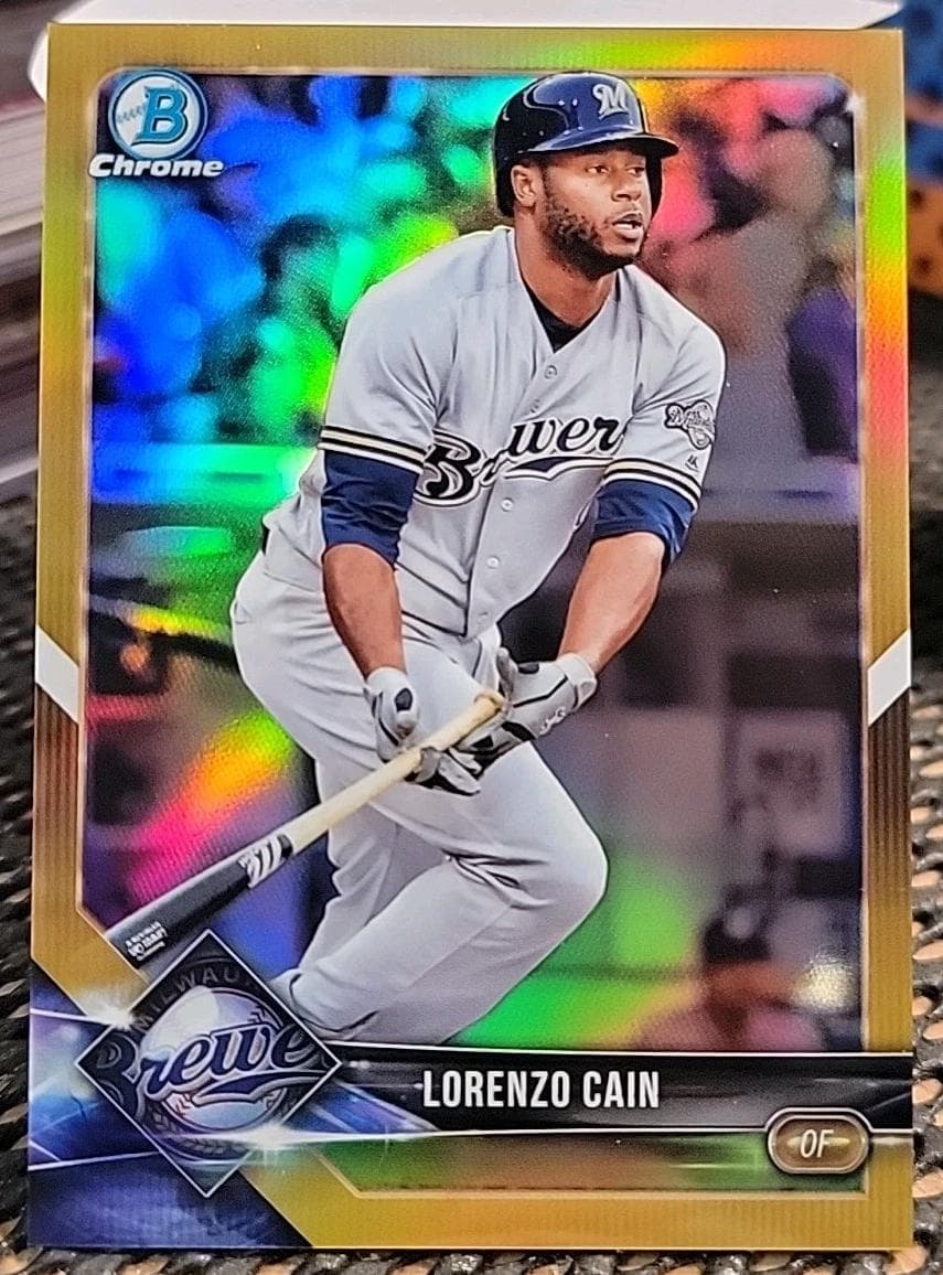Lorenzo Cain 2018 bowman Bowman Chrome