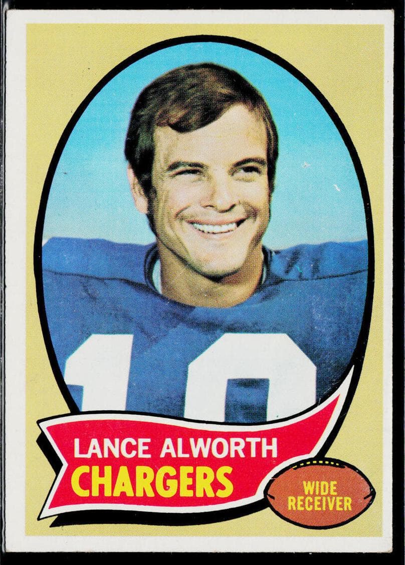Lance Alworth 1970 topps Topps