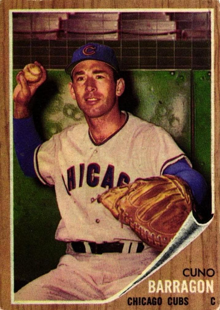 Cuno Barragan 1962 topps Topps