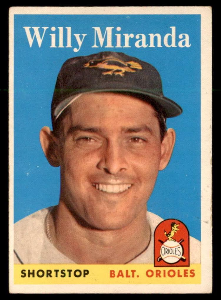 Willy Miranda 1958 topps Topps