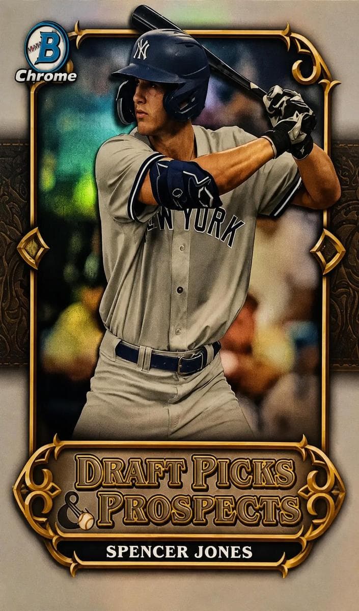 Spencer Jones 2023 bowman Bowman Draft