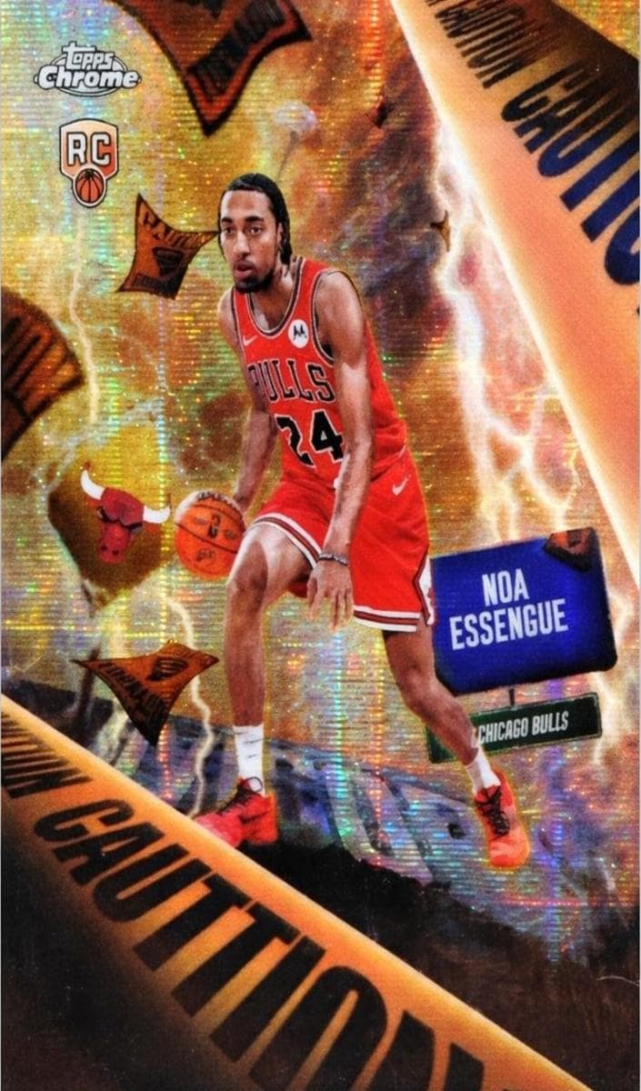 Noa Essengue 2025 topps Topps Chrome