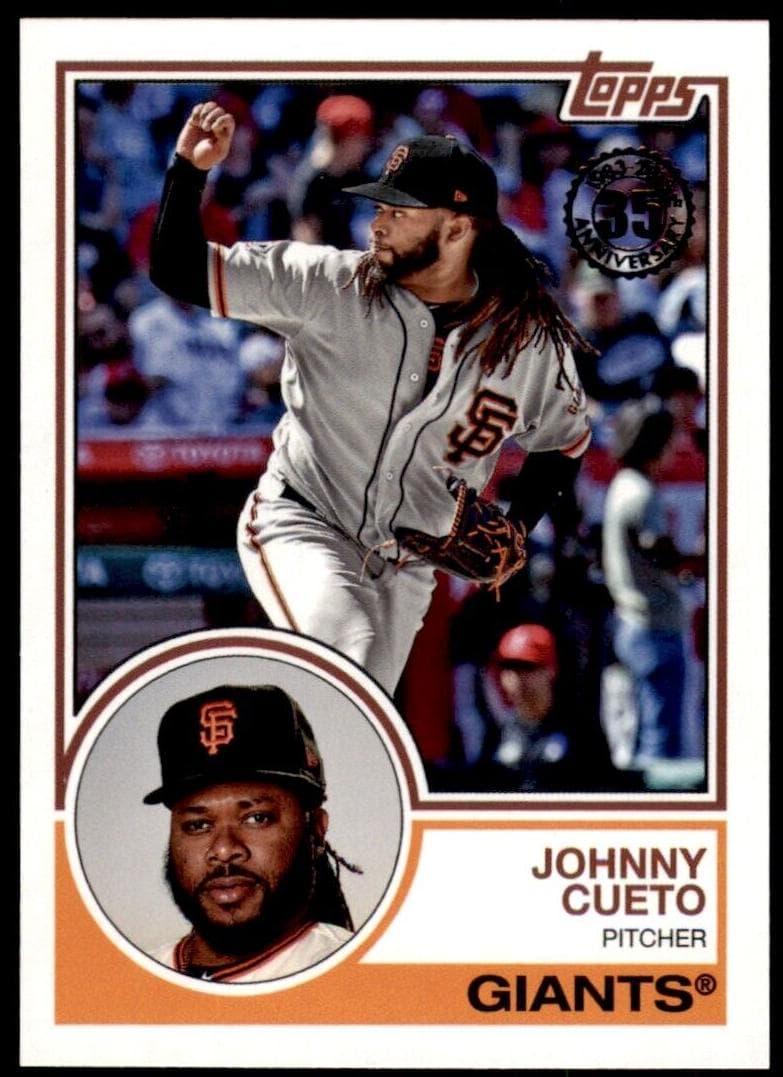 Johnny Cueto 2018 topps Topps Update