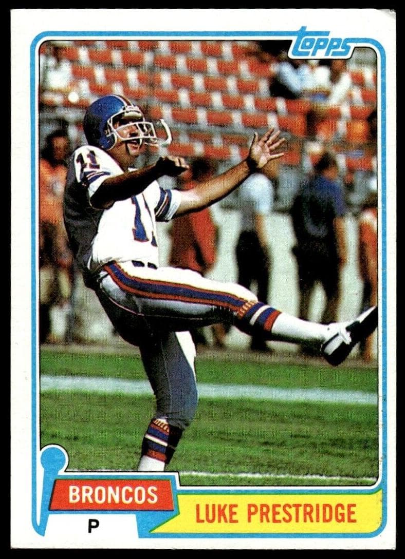 Luke Prestridge 1981 topps Topps