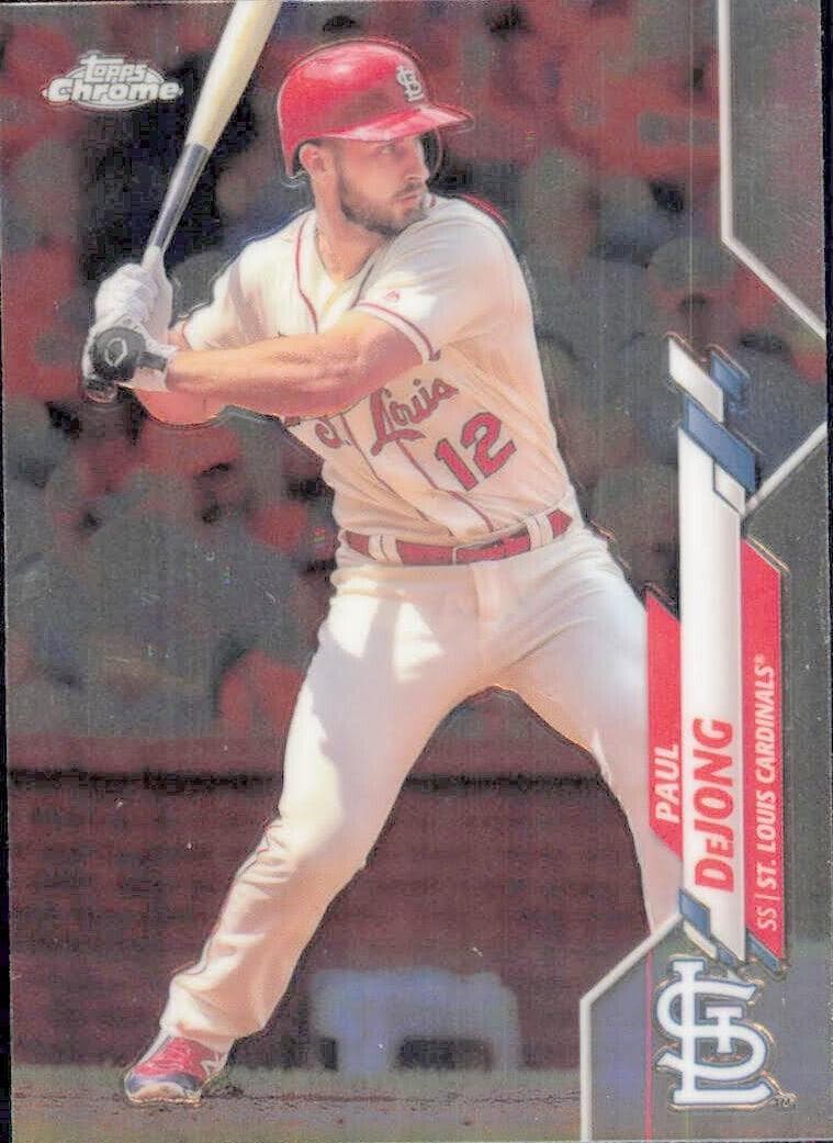 Paul DeJong 2020 topps Topps Chrome