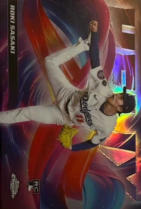 Roki Sasaki 2025 topps Topps Chrome