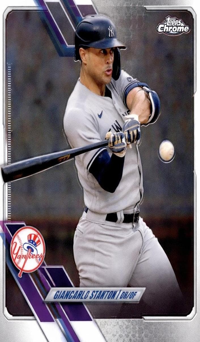 Giancarlo Stanton 2021 topps Topps Chrome