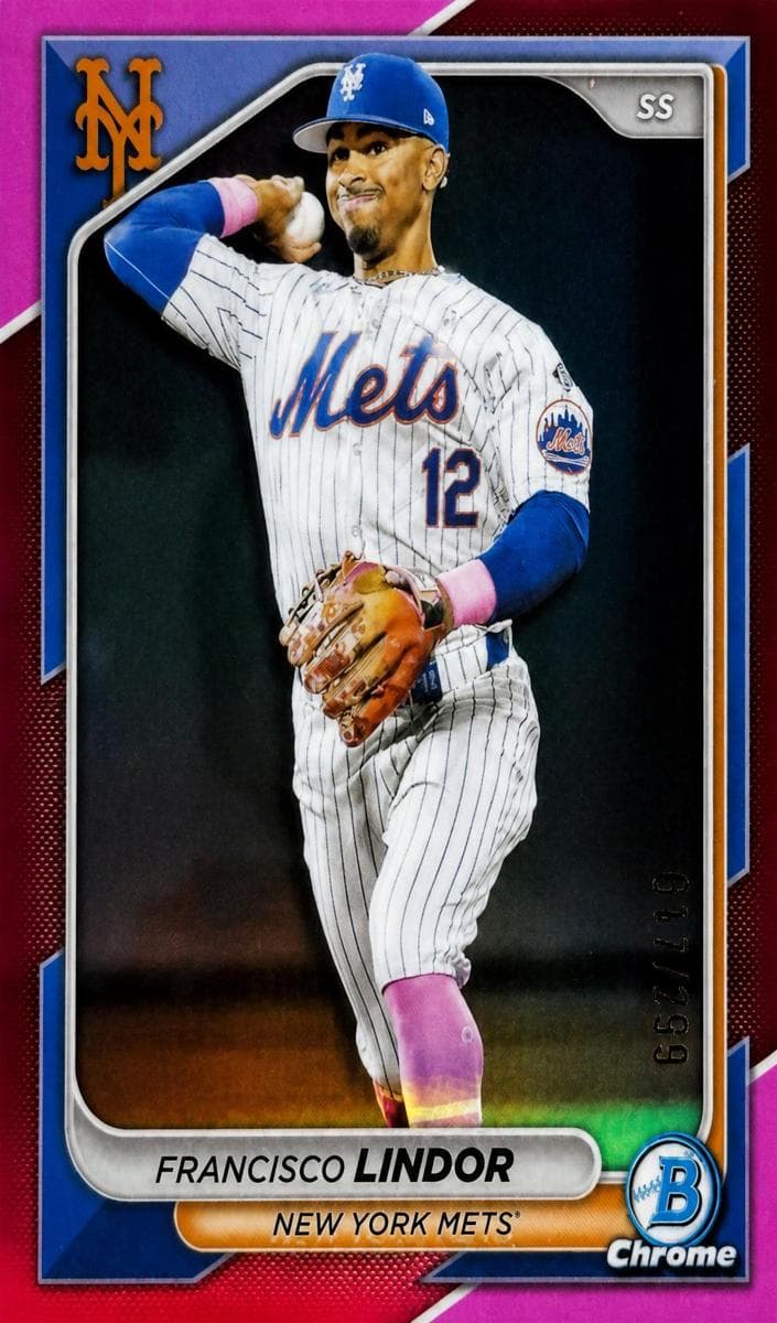 Francisco Lindor 2024 bowman Bowman Chrome