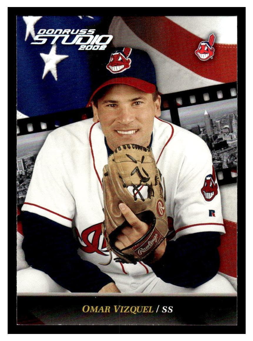 Omar Vizquel 2002 panini Donruss Studio
