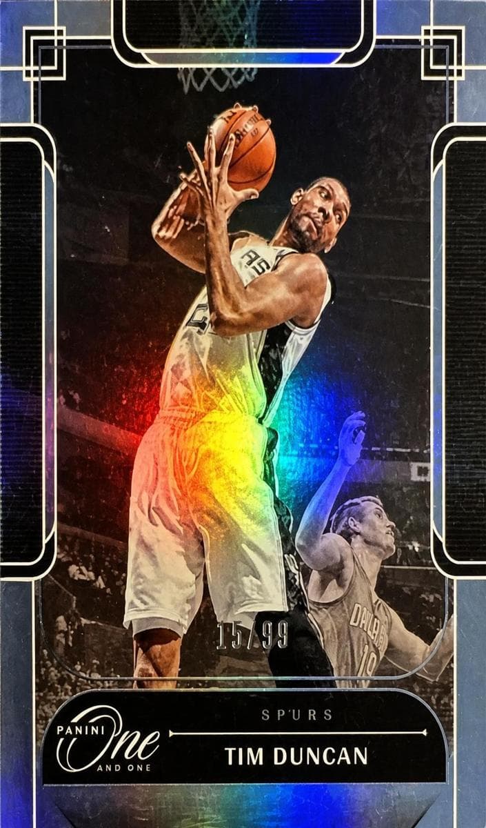 Tim Duncan 2023 panini Panini One and One