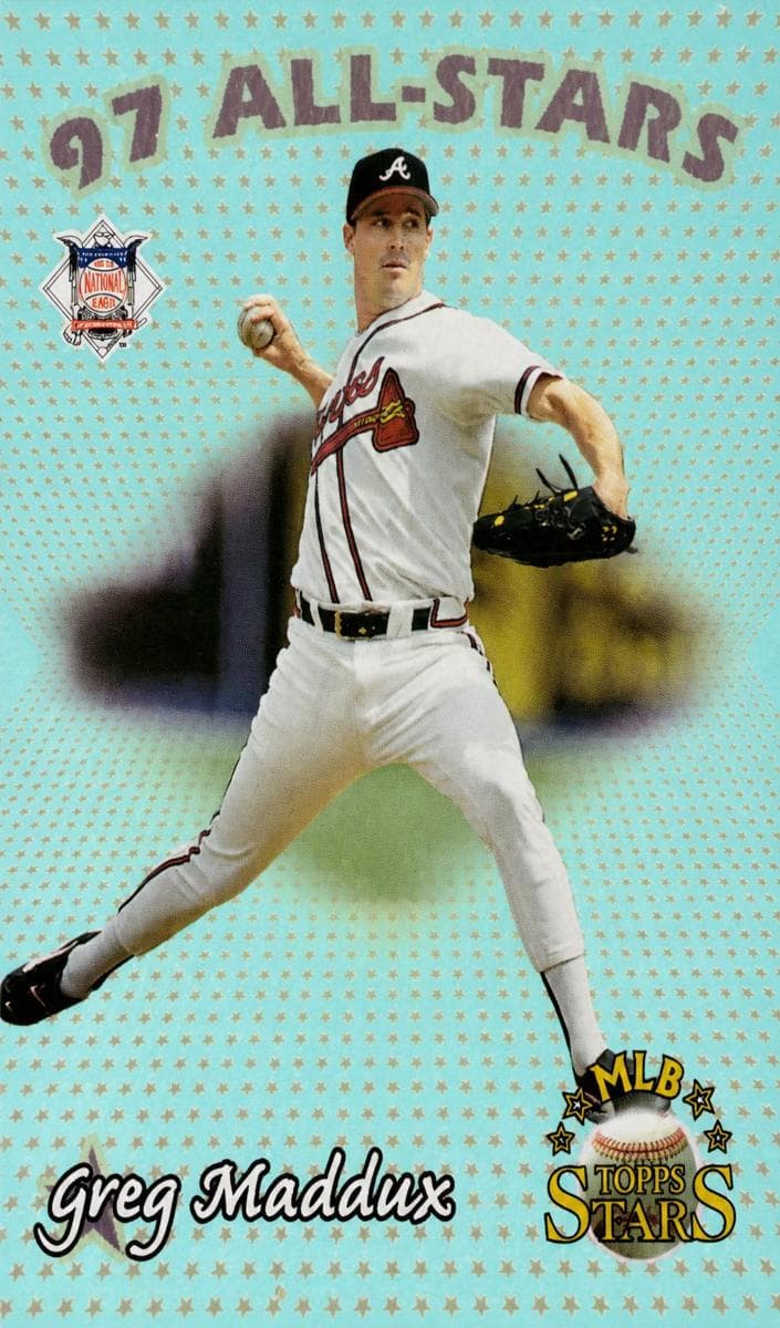 Greg Maddux 1997 topps Topps Stars