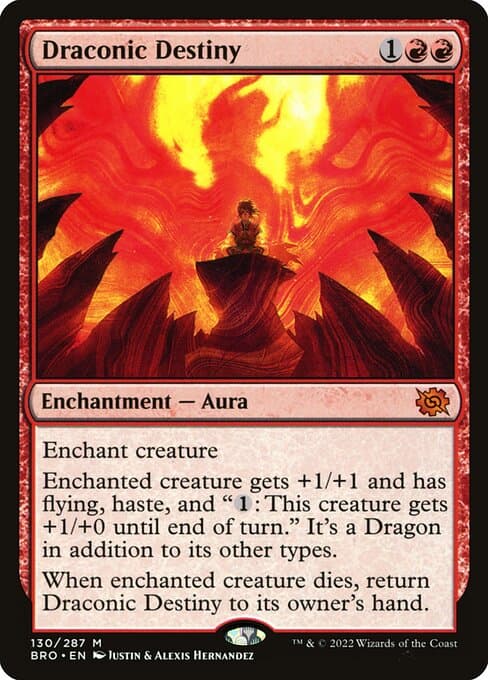Draconic Destiny 2022 Magic: The Gathering Brother's War