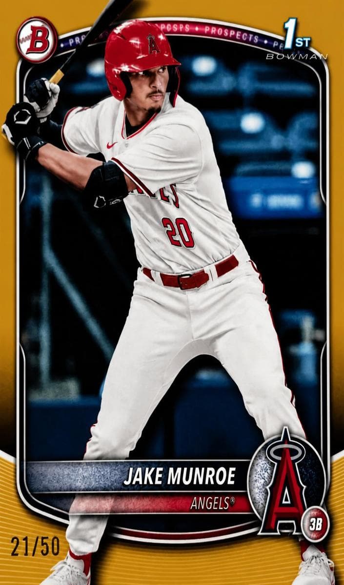 Jake Munroe trading card