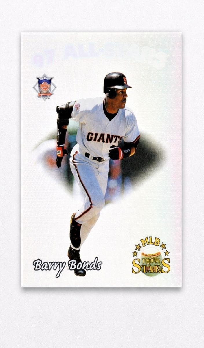 Barry Bonds 1997 topps Topps Stars