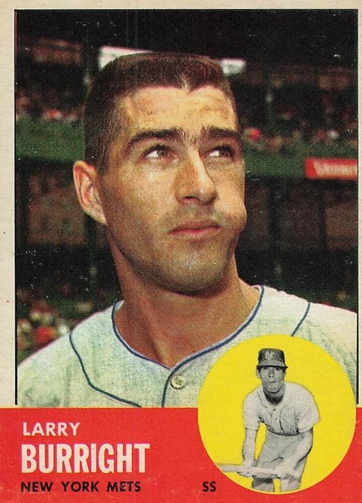 Larry Burright 1963 topps Topps