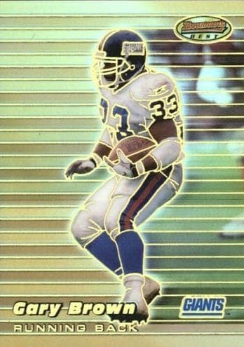 Gary Brown 1999 bowman Bowman's Best