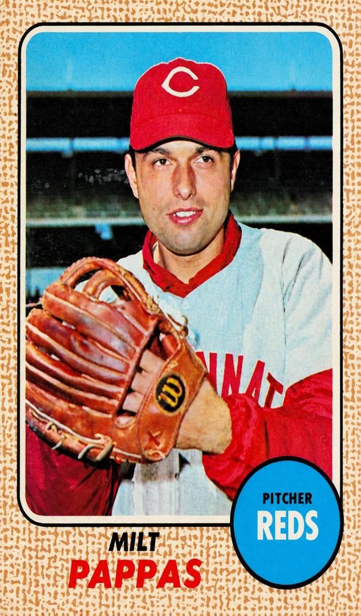 Milt Pappas 1968 topps O-Pee-Chee