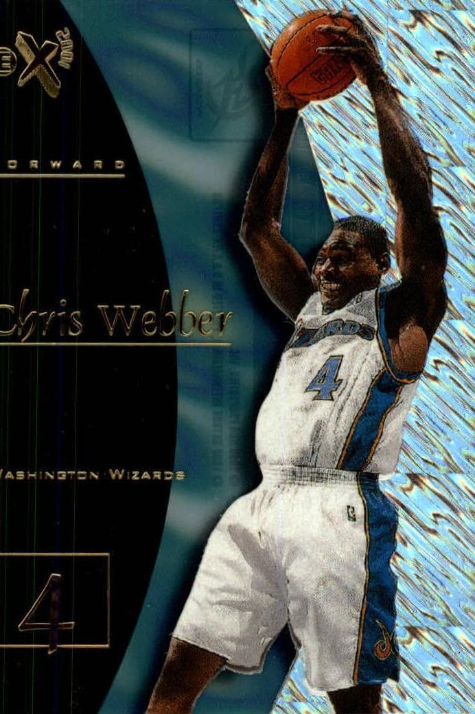 Chris Webber 1997 skybox E-x2001