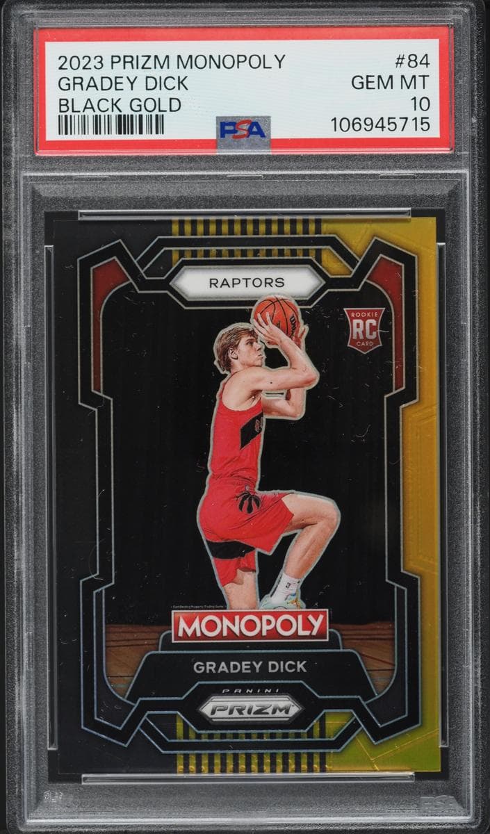 Gradey Dick 2023 panini Panini Prizm Monopoly