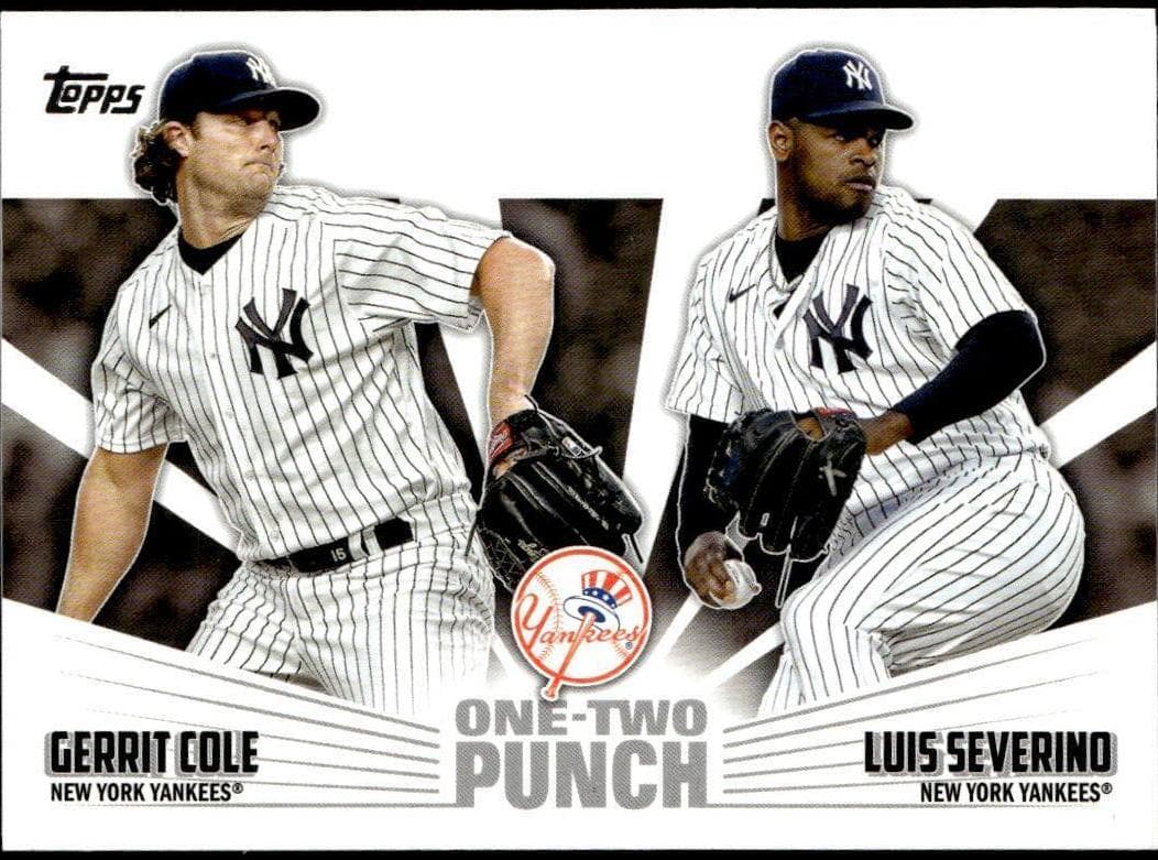 Gerrit Cole / Luis Severino trading card