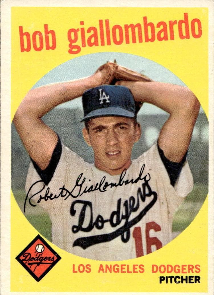 Bob Giallombardo 1959 topps Topps