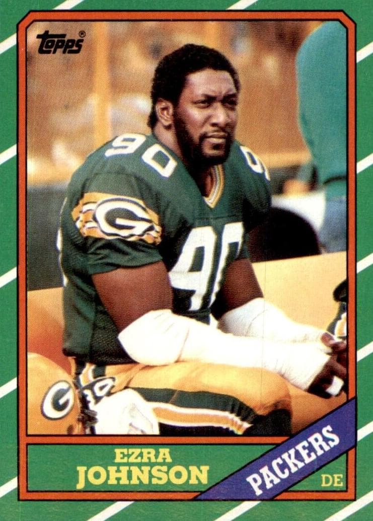 Ezra Johnson trading card