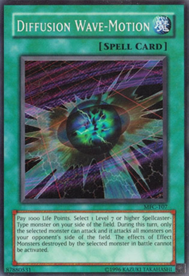Diffusion Wave-Motion 2003 Yu-Gi-Oh! Magician's Force 1st Edition