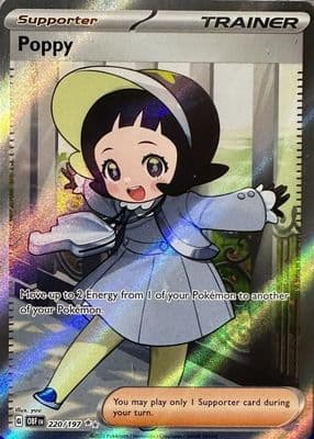 Poppy trading card