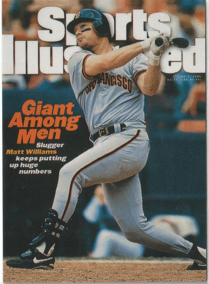 Matt Williams 1998 fleer Sports Illustrated